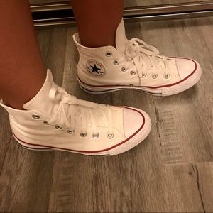 White High Top Converse